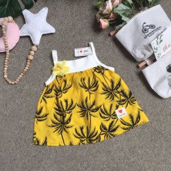 Áo 2 dây hoa tơ đũi size 6 -10